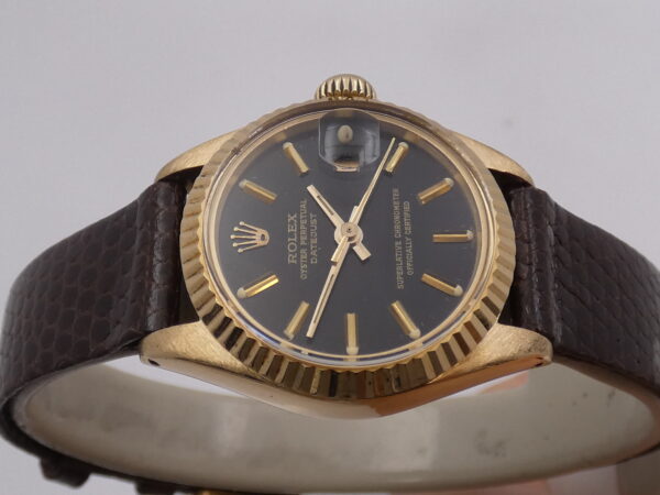 Rolex Lady-Datejust 6916 GILT DIAL Oro Massiccio 18Kt ANNO 1973 Automatico Wonderful Watch