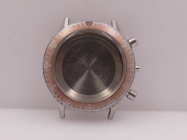 Longines CASSA COMPLETA Big Eye Skin Diver Cronografo 7981-2 FADED BEZEL Vintage Movimento 30CH Acciaio