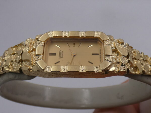Seiko RARE Nugget Lady O62OR Oro Giallo 14Kt 80's Vintage For Ladies