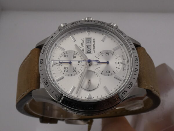 Cronografo Paul Picot Gentleman Sport Day-Date 2127S 42mm LIKE NEW BOX&PAPERS Automatico Acciaio