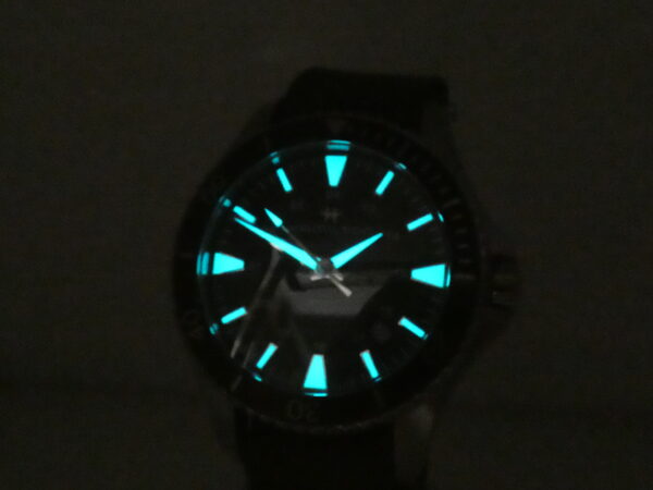 Hamilton Khaki Navy Scuba Green NEW BOX&PAPERS Automatico Mai Indossato Acciaio H82375961