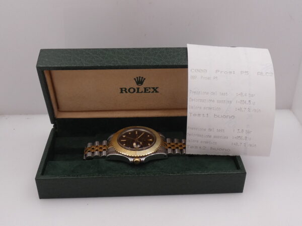 Rolex GMT-Master 16753 Brown Tiger Eye Nipple Dial Ghost Bezel ANNI 1981 18Kt Oro&Acciaio Jubilee Automatico ROOTBEER !!!