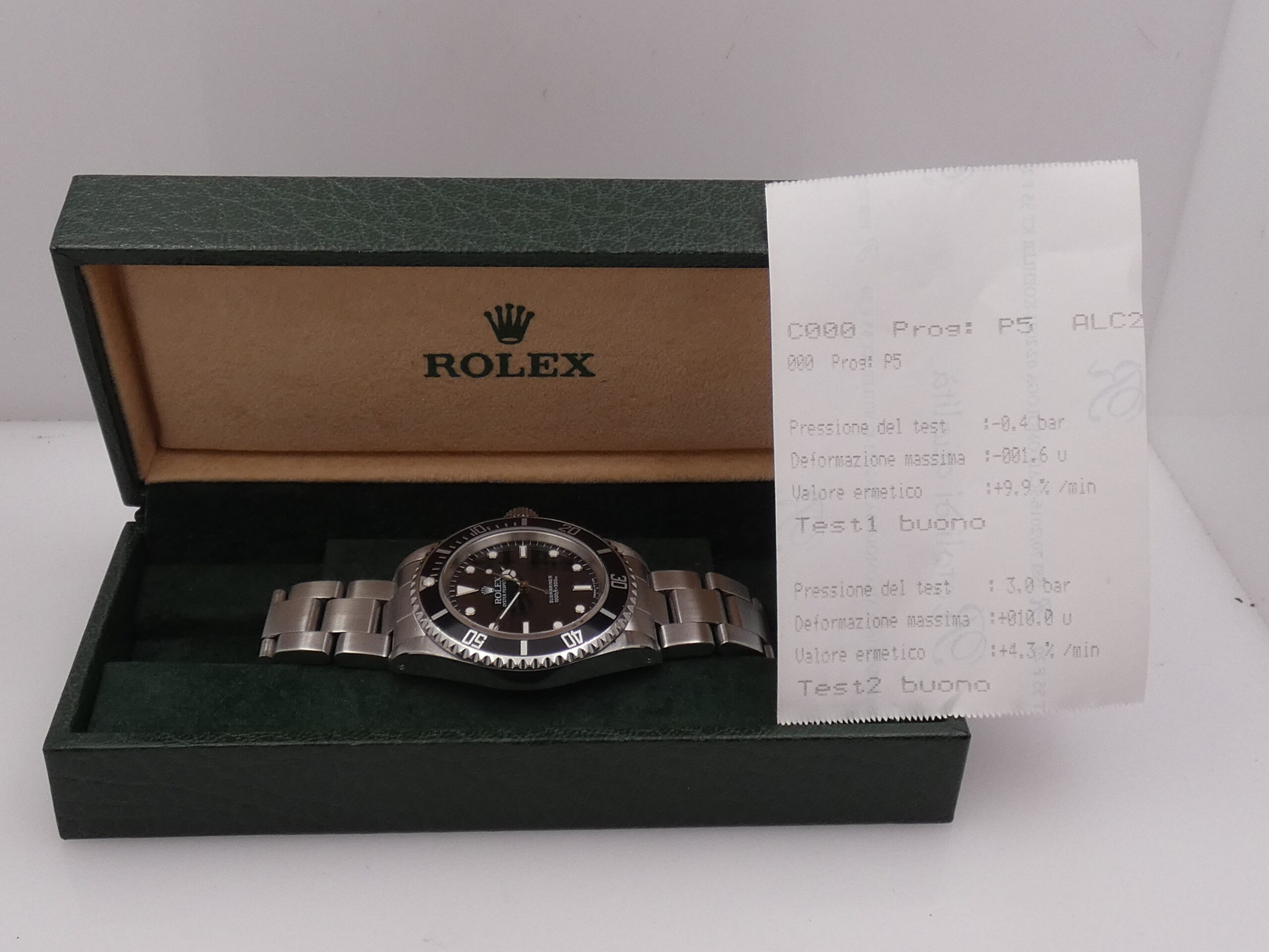 Rolex Submariner (No Date) 14060 MAI LUCIDATO Anno1998 Automatico Bracciale Oyster Acciaio - immagine 12