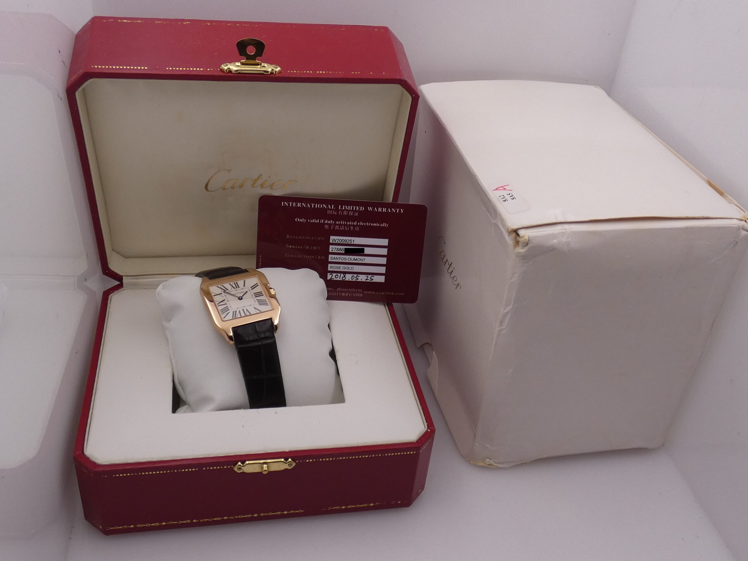 Cartier Santos Dumont 30mm 2788 Oro Rosa 18Kt LIKE NEW BOX&PAPERS Anno 2018 Ref. W2009251 - immagine 12