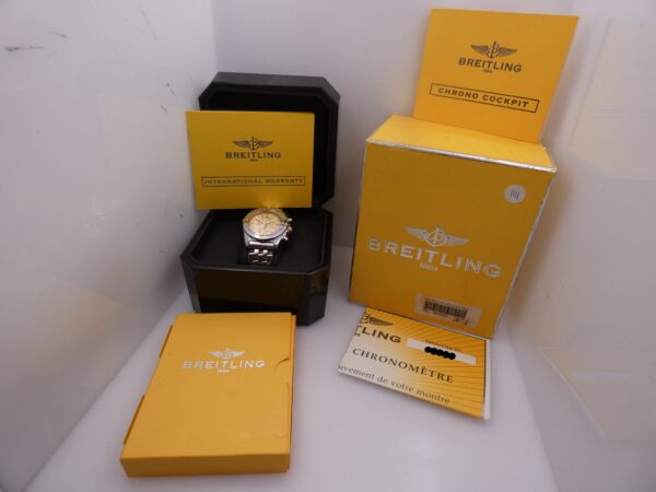 Cronografo Breitling Cockpit B13358 Acciaio & Oro 18Kt BOX PAPERS & C.O.S.C. Anno 2012 Automatico Chronometre