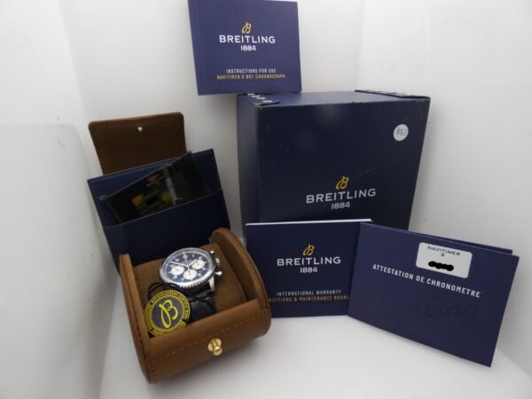Cronografo Breitling Navitimer 8 B01 43mm AB0117 BOX&PAPERS Anno 2018 Automatico Chronometer Acciaio