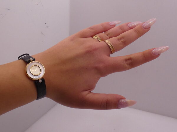 Chopard Happy Diamonds Lady 20/3929 Oro Massiccio 18Kt Floating Diamonds Dial Anni 2000
