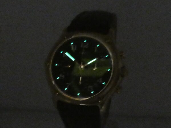 Cronografo Ebel Le Modulor 1911 Oro Massiccio 18Kt Automatico Chronometer '90s Black Dial 8137241