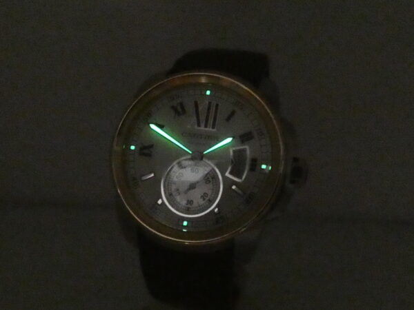 Cartier Calibre de Cartier 3389 Ghiera Oro Rosa 18Kt WITH PAPERS Anno 2013 Automatico Acciaio W7100039