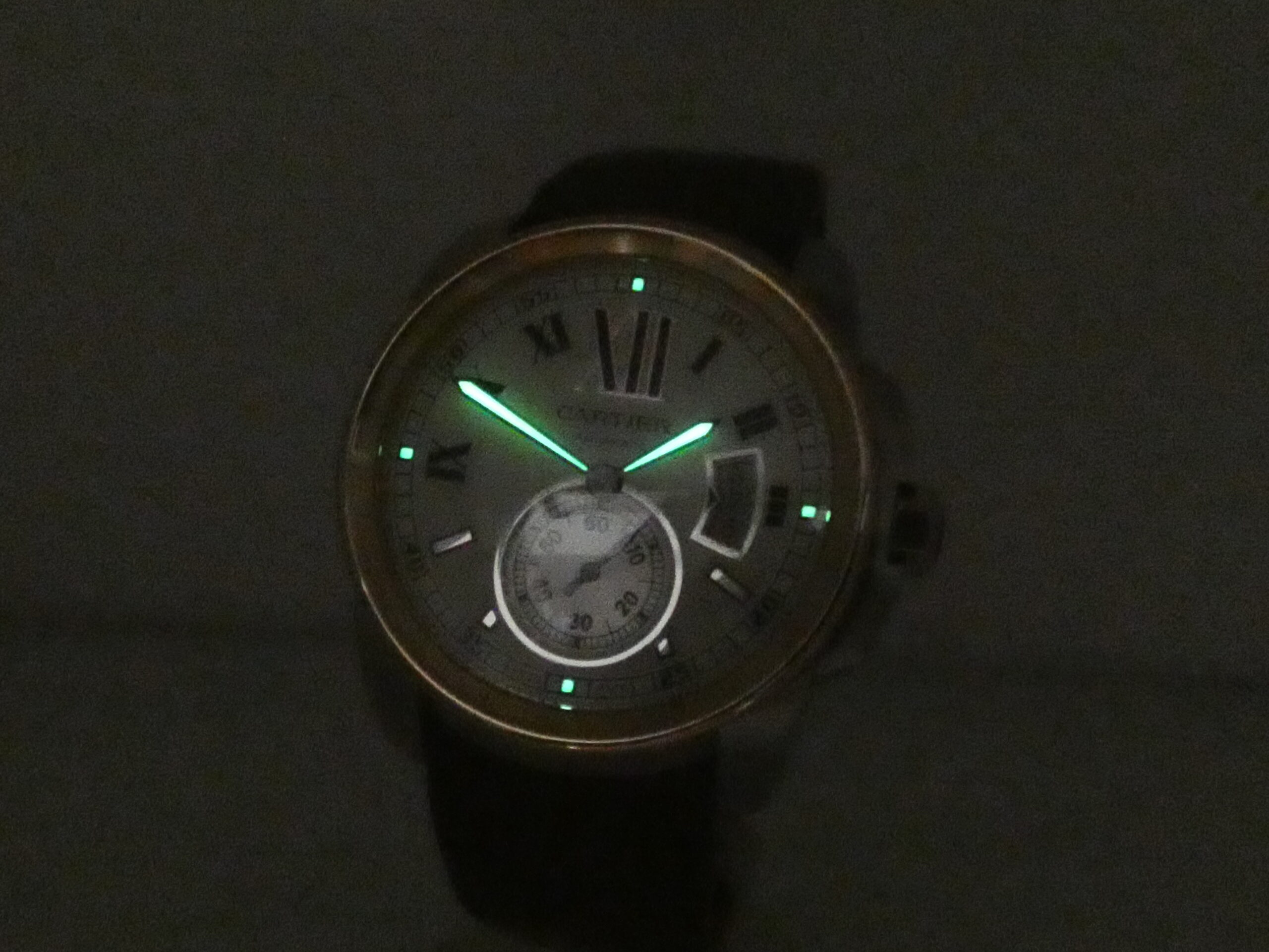 Cartier Calibre de Cartier 3389 Ghiera Oro Rosa 18Kt WITH PAPERS Anno 2013 Automatico Acciaio W7100039 - immagine 12