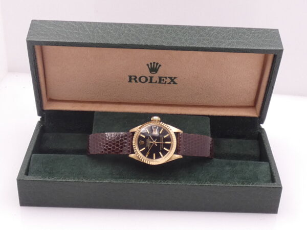 Rolex Lady-Datejust 6916 GILT DIAL Oro Massiccio 18Kt ANNO 1973 Automatico Wonderful Watch