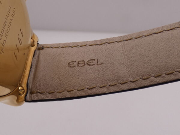 Cronografo Ebel Le Modulor 1911 Oro Massiccio 18Kt Automatico Chronometer '90s Black Dial 8137241