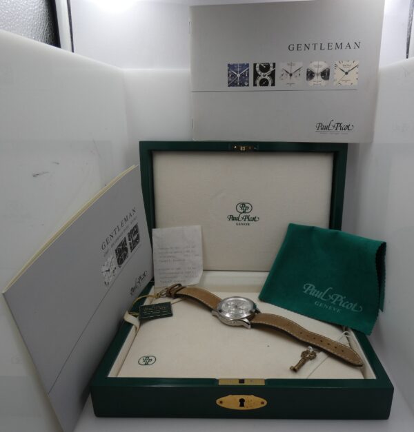 Cronografo Paul Picot Gentleman Sport Day-Date 2127S 42mm LIKE NEW BOX&PAPERS Automatico Acciaio