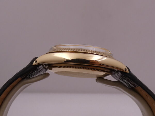 Rolex Oyster Perpetual 34 6567 Oro 14Kt Automatico Rotore a Farfalla ANNI 50 Vintage