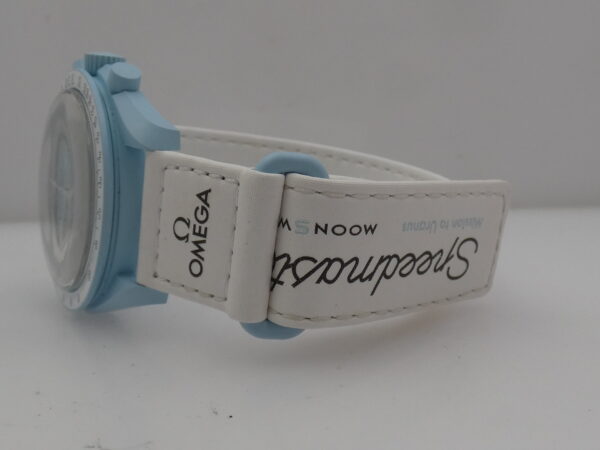 Cronografo Swatch Moonswatch x Omega "Mission To Uranus" WITH BOX Bioceramic Case Ref. SO33L100 Edizione Speciale