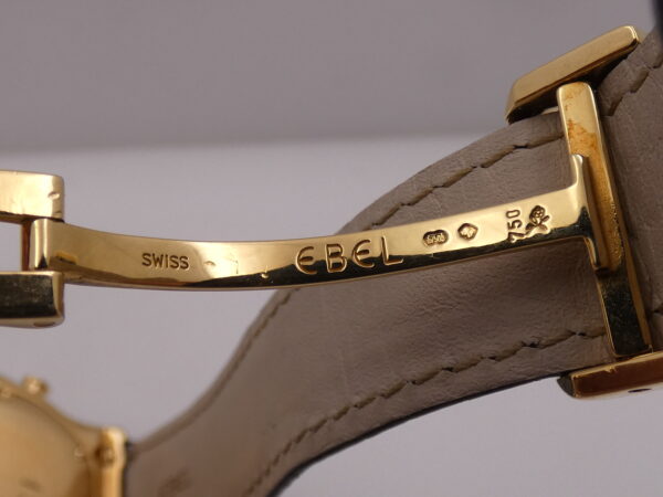 Cronografo Ebel Le Modulor 1911 Oro Massiccio 18Kt Automatico Chronometer '90s Black Dial 8137241