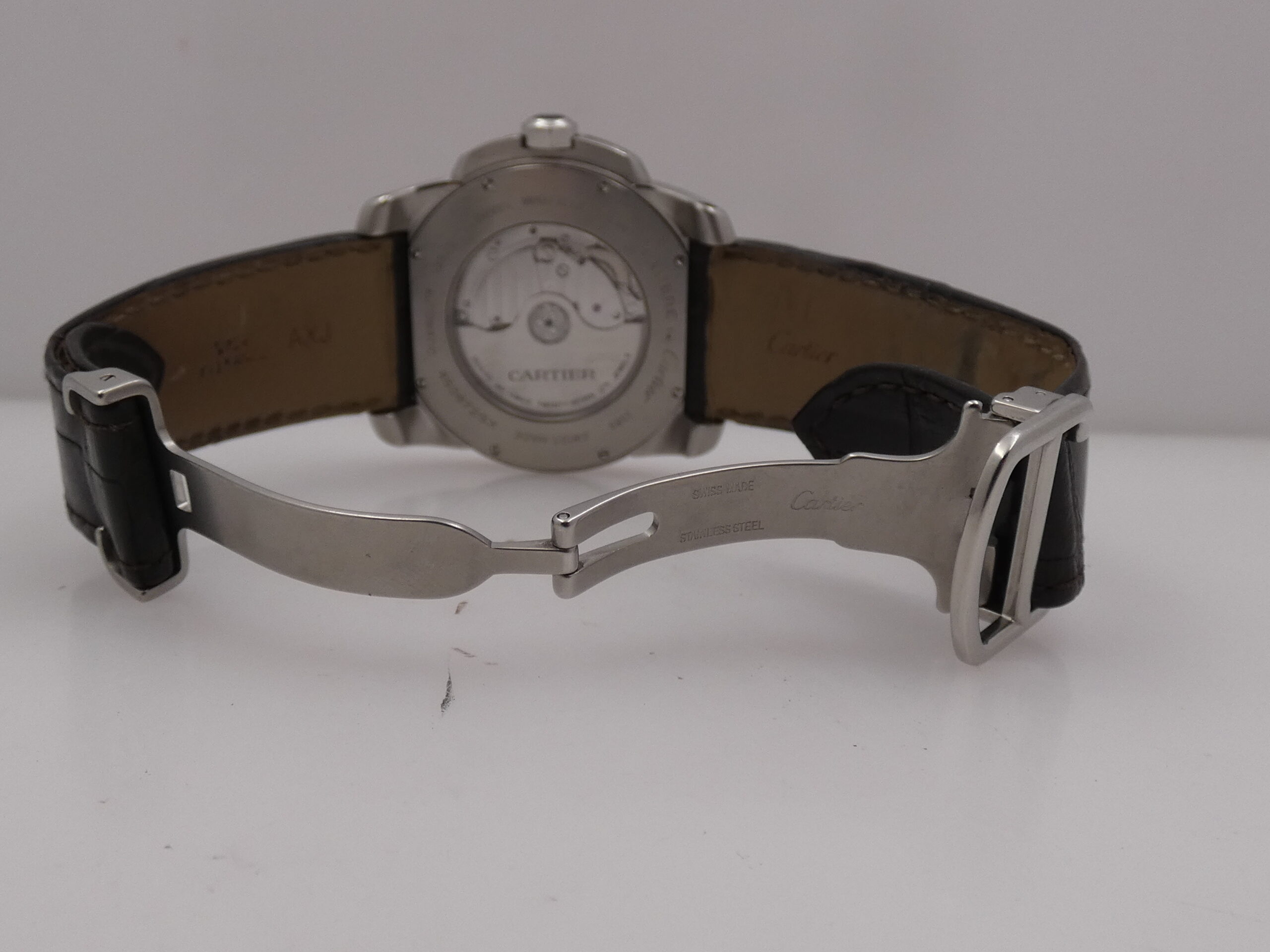 Cartier Calibre de Cartier 3389 Ghiera Oro Rosa 18Kt WITH PAPERS Anno 2013 Automatico Acciaio W7100039 - immagine 14