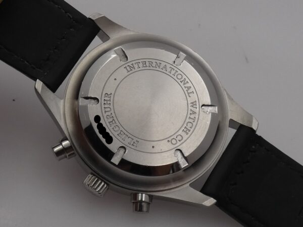 Cronografo IWC Flieger Pilot Day-Date 42mm IW3717 Automatico Acciaio ANNI '2000