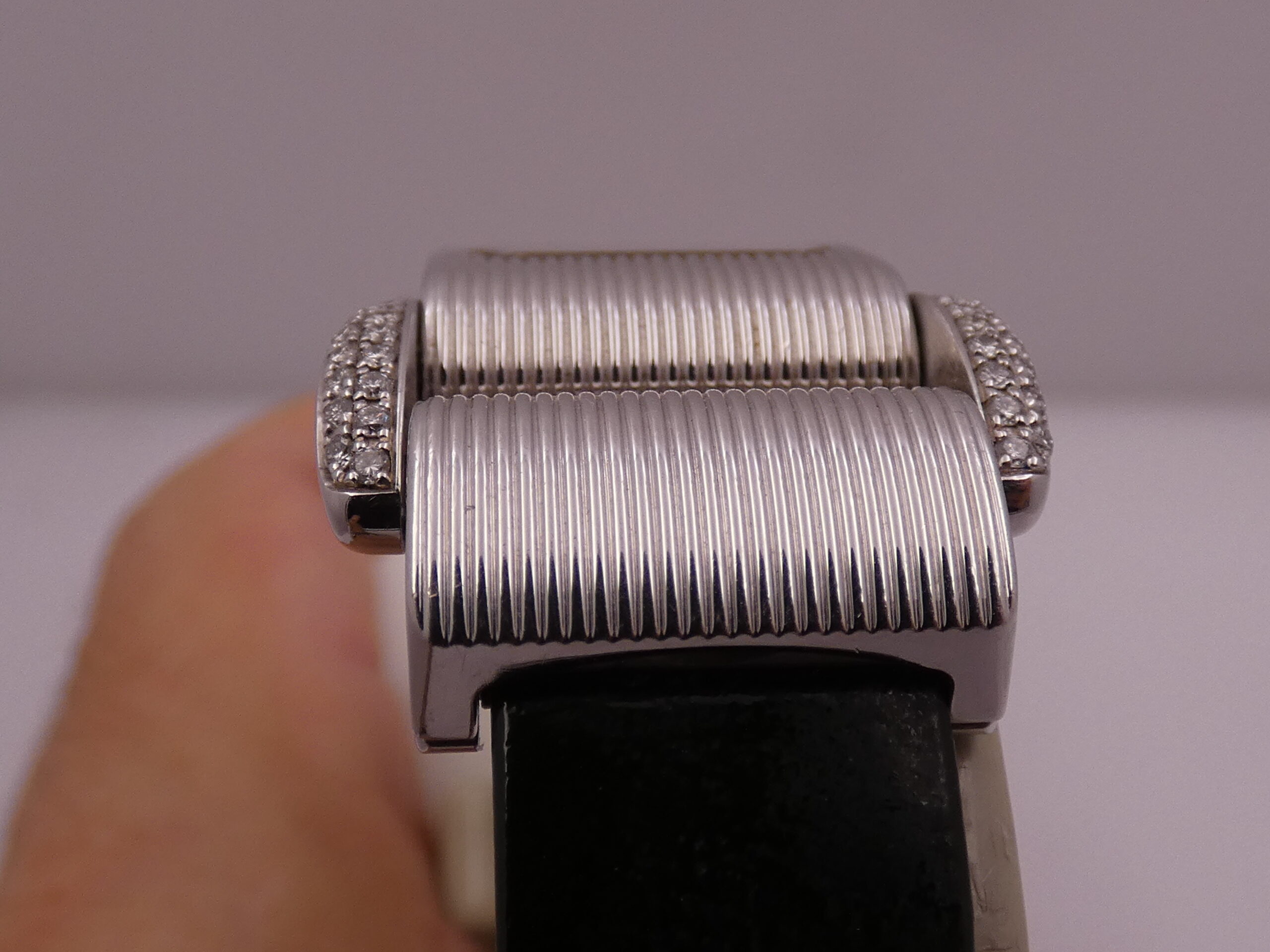 Piaget Protocole Lady 5322 Oro Bianco 18Kt & Anse Factory Diamonds M.O.P. DIAL ANNI 2000 - immagine 15