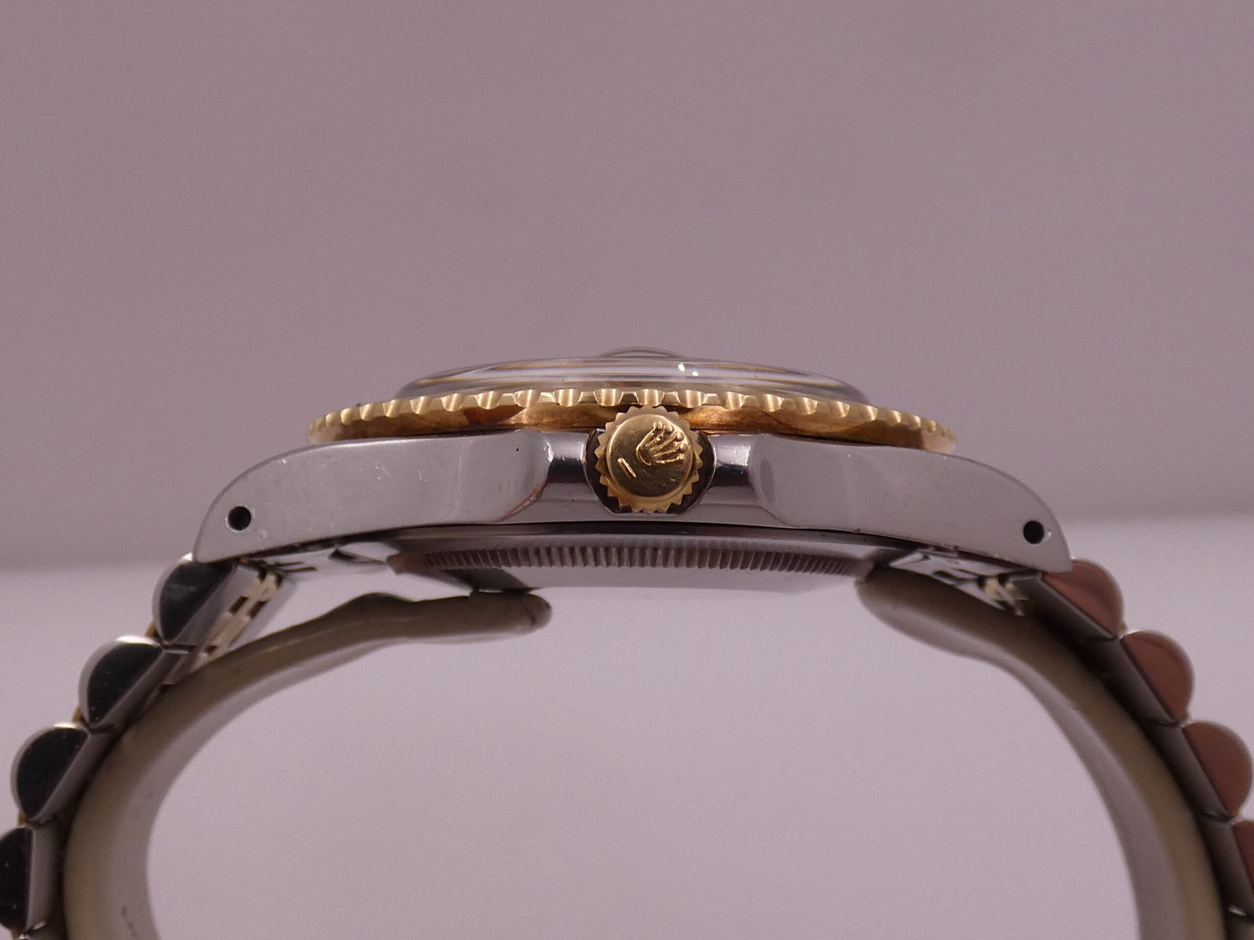 Rolex GMT-Master 16753 Brown Tiger Eye Nipple Dial Ghost Bezel ANNI 1981 18Kt Oro&Acciaio Jubilee Automatico ROOTBEER !!! - immagine 15