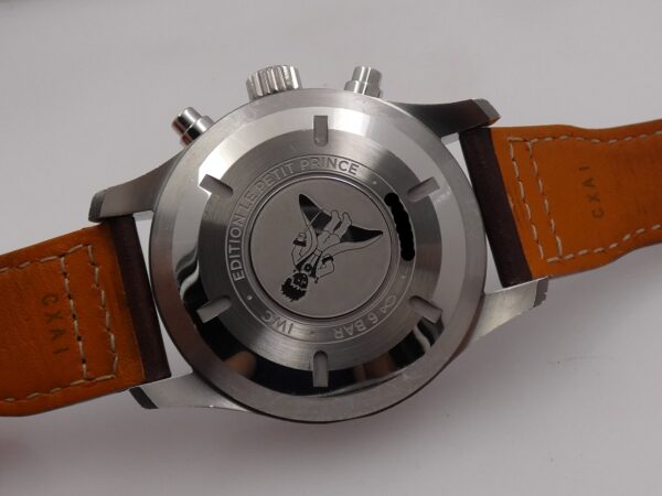 Cronografo IWC Pilot Day-Date IW3777 Edizione ' Il Piccolo Principe ' Automatico Acciaio CINTURINO SANTONI