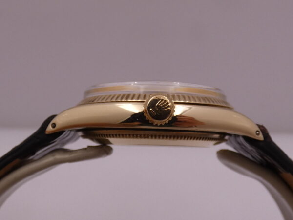 Rolex Oyster Perpetual 34 6567 Oro 14Kt Automatico Rotore a Farfalla ANNI 50 Vintage