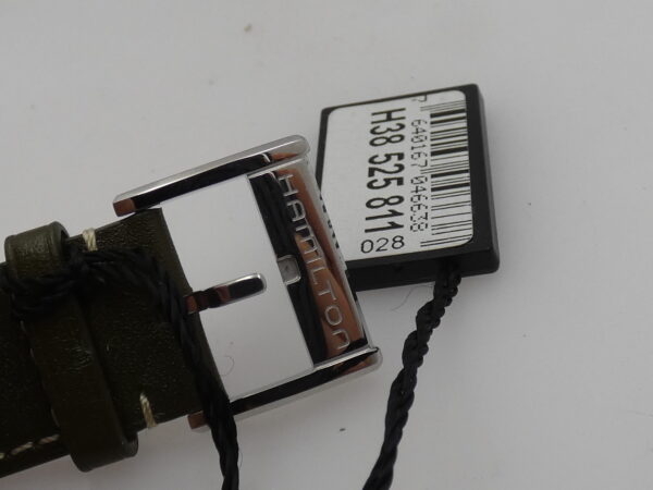 Hamilton Jazzmaster Thinline NEW BOX&PAPERS Light Green Soleil Dial Automatico Acciaio Ref. H385250