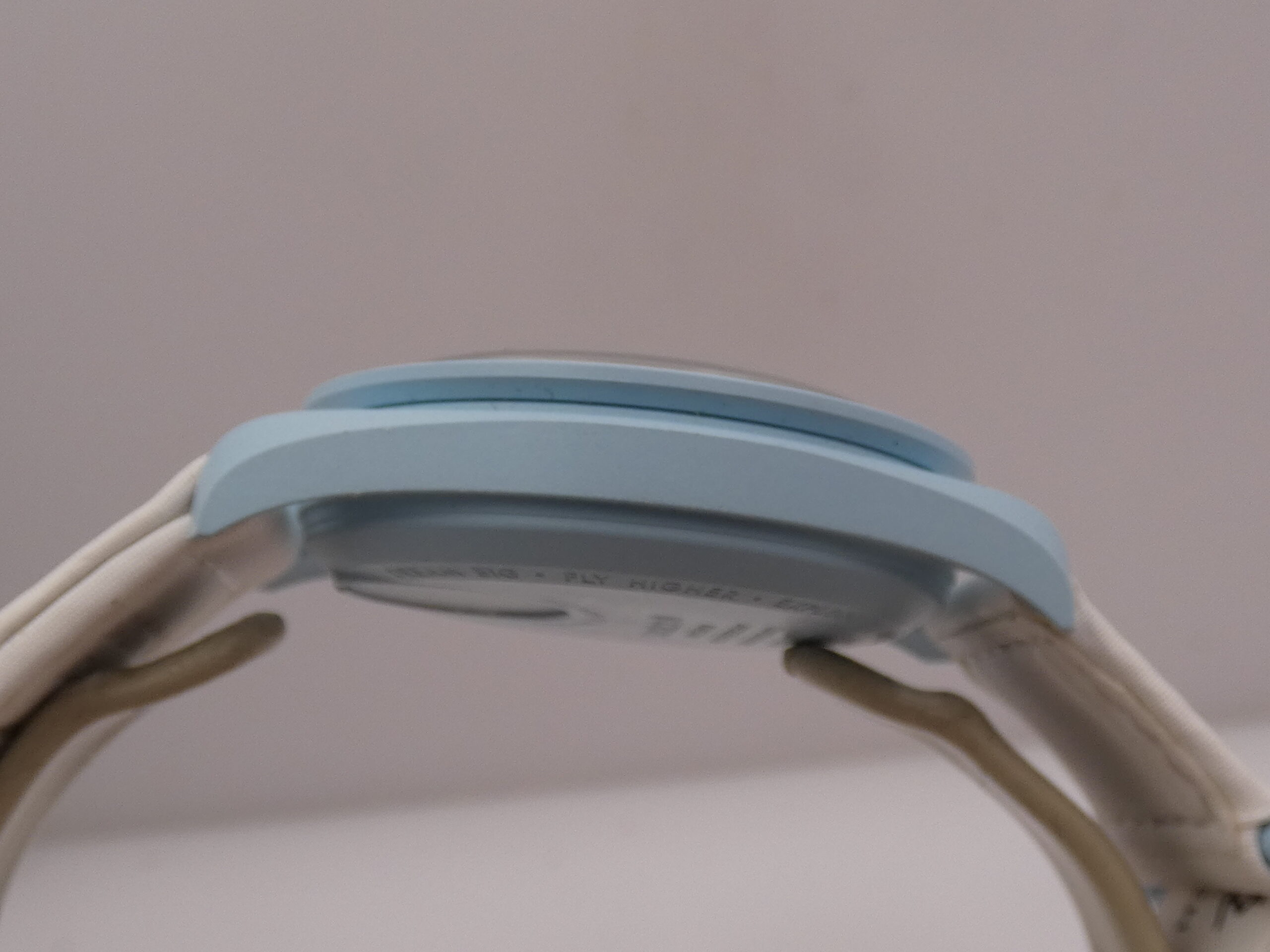 Cronografo Swatch Moonswatch x Omega "Mission To Uranus" WITH BOX Bioceramic Case Ref. SO33L100 Edizione Speciale - immagine 15