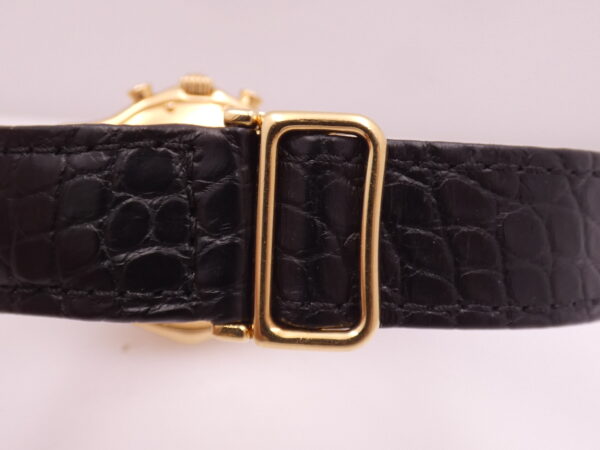 Cronografo Ebel Le Modulor 1911 Oro Massiccio 18Kt Automatico Chronometer '90s Black Dial 8137241