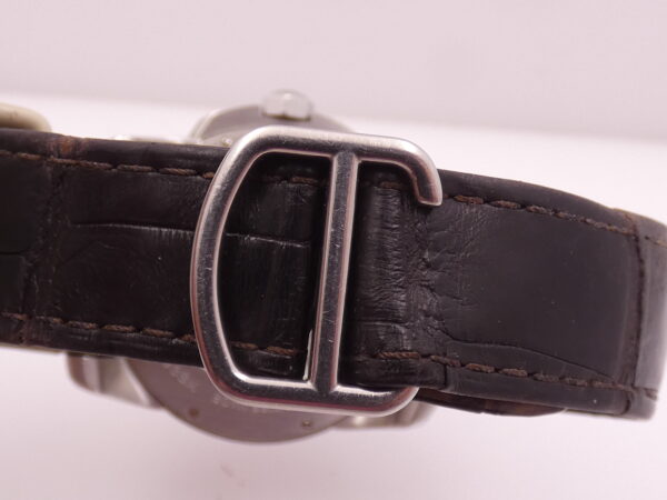 Cartier Calibre de Cartier 3389 Lunetta Oro Rosa 18 Kt BRONZE DIAL Automatico Acciaio W7100051