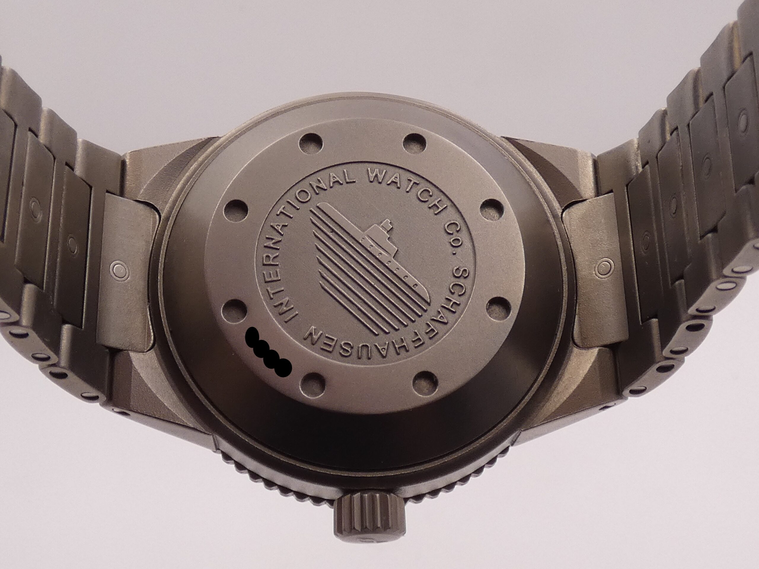 IWC Aquatimer Automatic 2000 GST 2000m IW353601 Black Dial Titanio Anni 2000 Braccialato - immagine 16