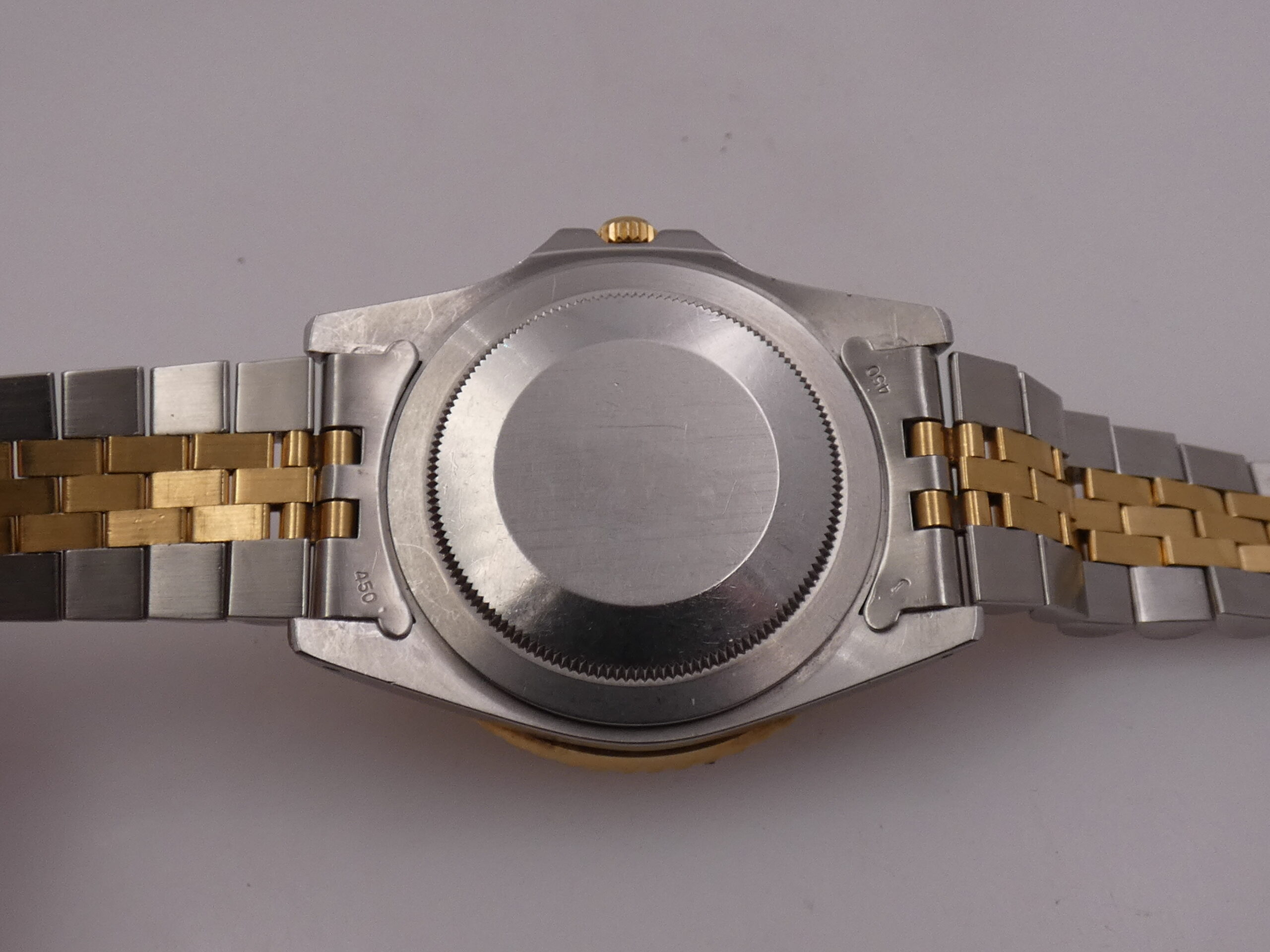 Rolex GMT-Master 16753 Brown Tiger Eye Nipple Dial Ghost Bezel ANNI 1981 18Kt Oro&Acciaio Jubilee Automatico ROOTBEER !!! - immagine 16