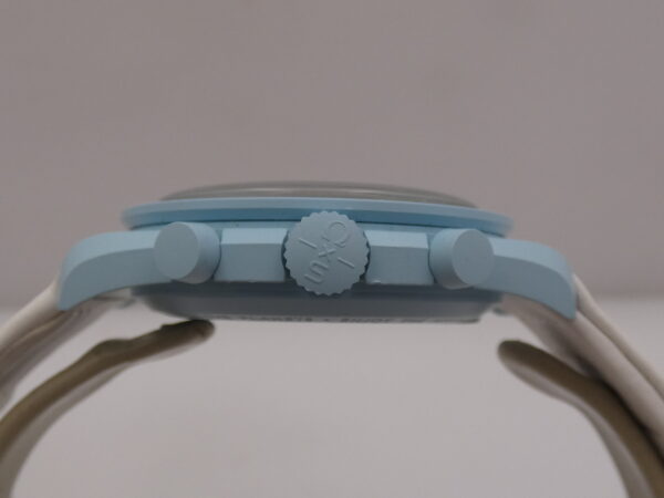 Cronografo Swatch Moonswatch x Omega "Mission To Uranus" WITH BOX Bioceramic Case Ref. SO33L100 Edizione Speciale