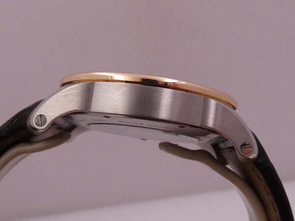 Cartier Calibre de Cartier 3389 Lunetta Oro Rosa 18 Kt BRONZE DIAL Automatico Acciaio W7100051