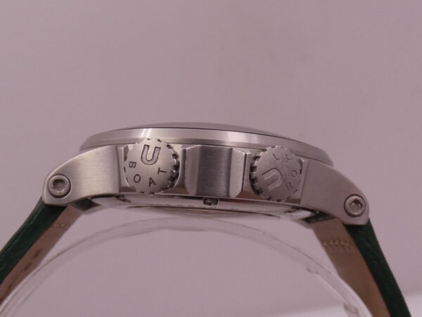 U-Boat Italo Fontana 1938 Doppiotempo Green GMT 8500 Automatico With PAPERS Anno 2020 Dual Crown