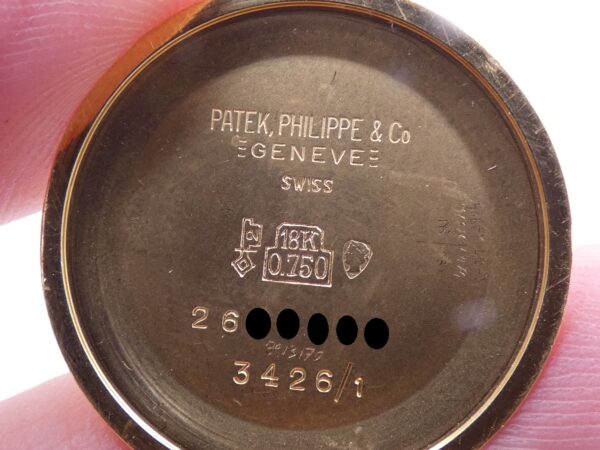 Patek Philippe Calatrava 3426 Bracciale Bark Oro Massiccio 18Kt Texured Dial ANNO 1965 Manuale Vintage