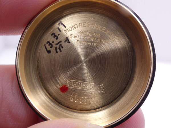 Rolex Oyster Perpetual 34 6567 Oro 14Kt Automatico Rotore a Farfalla ANNI 50 Vintage