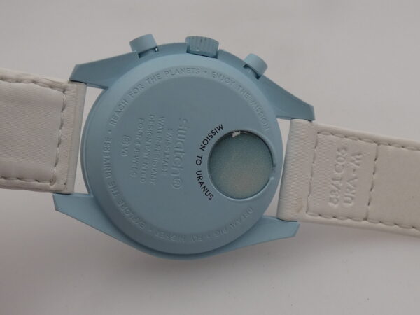 Cronografo Swatch Moonswatch x Omega "Mission To Uranus" WITH BOX Bioceramic Case Ref. SO33L100 Edizione Speciale