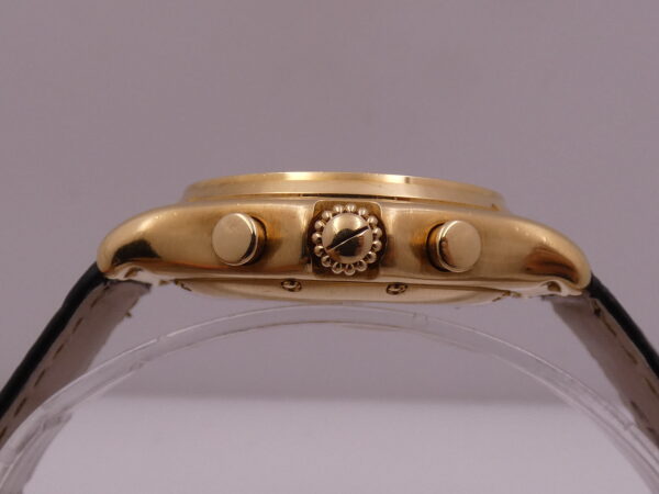 Cronografo Ebel Le Modulor 1911 Oro Massiccio 18Kt Automatico Chronometer '90s Black Dial 8137241