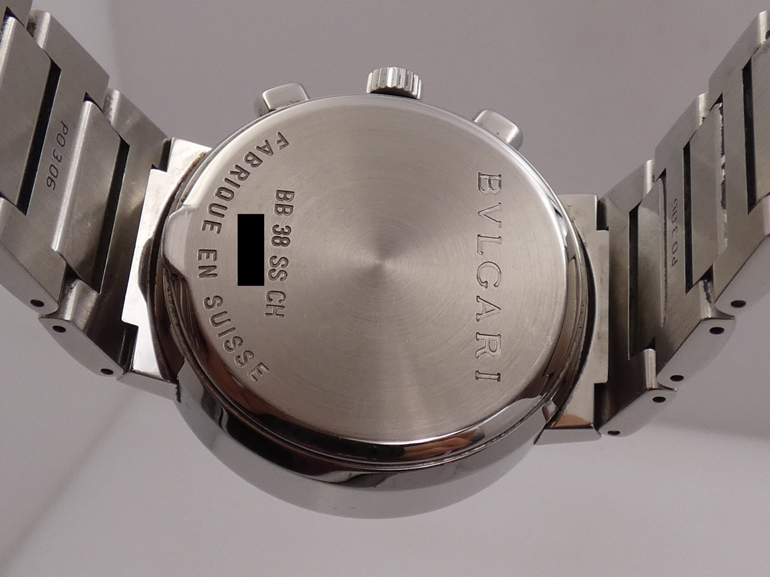 Cronografo Bulgari Bulgari BB 38 SS CH Honeycomb Dial Automatico Braccialato Acciaio ANNI 2000 - immagine 16