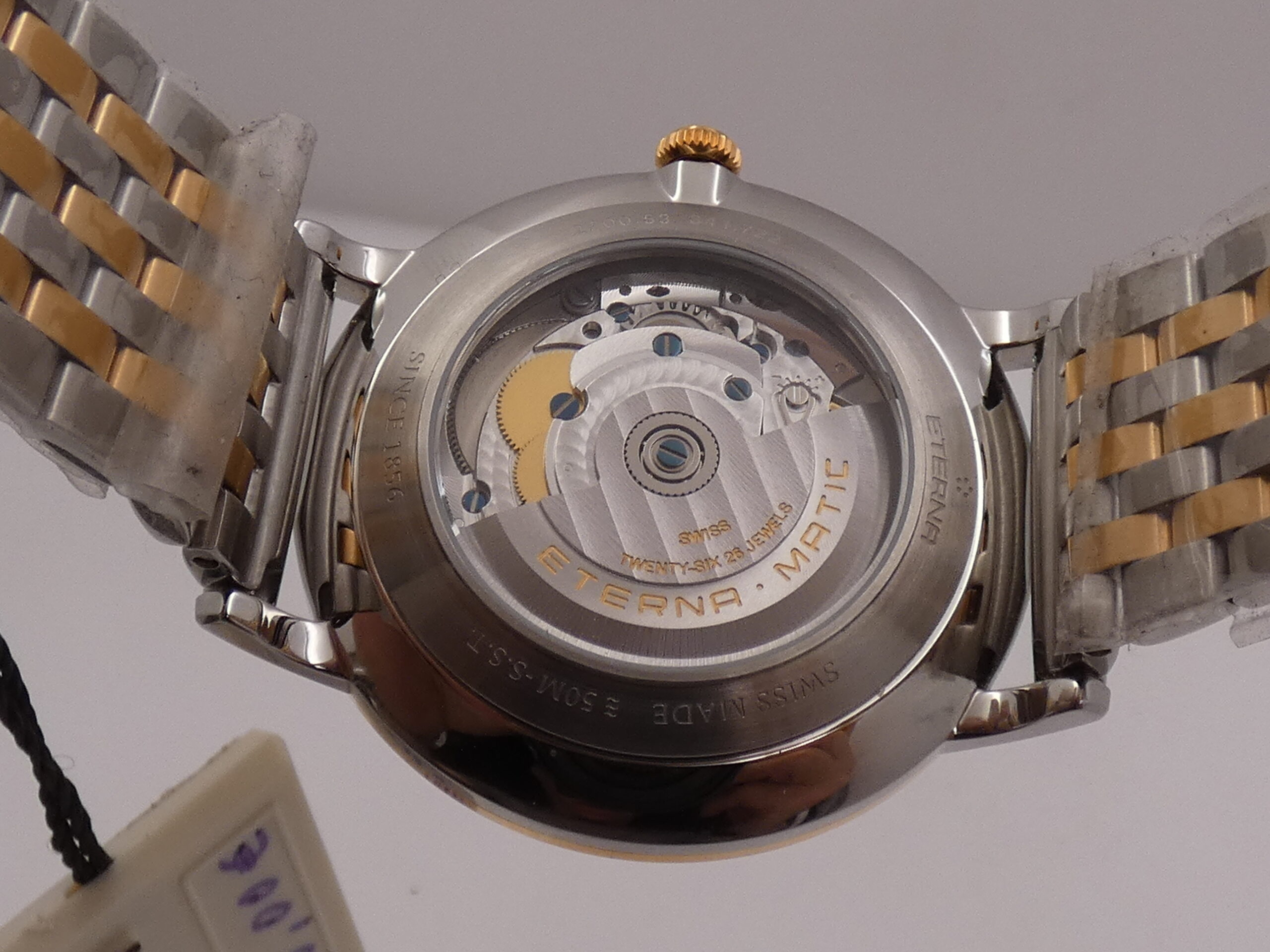 Eterna Eternity Acciaio&18Kt Rose G.F. Automatico NEW BOXPAPERS Anno 2024 Ref. 2700.53.11.1737 Mai Indossato - immagine 17