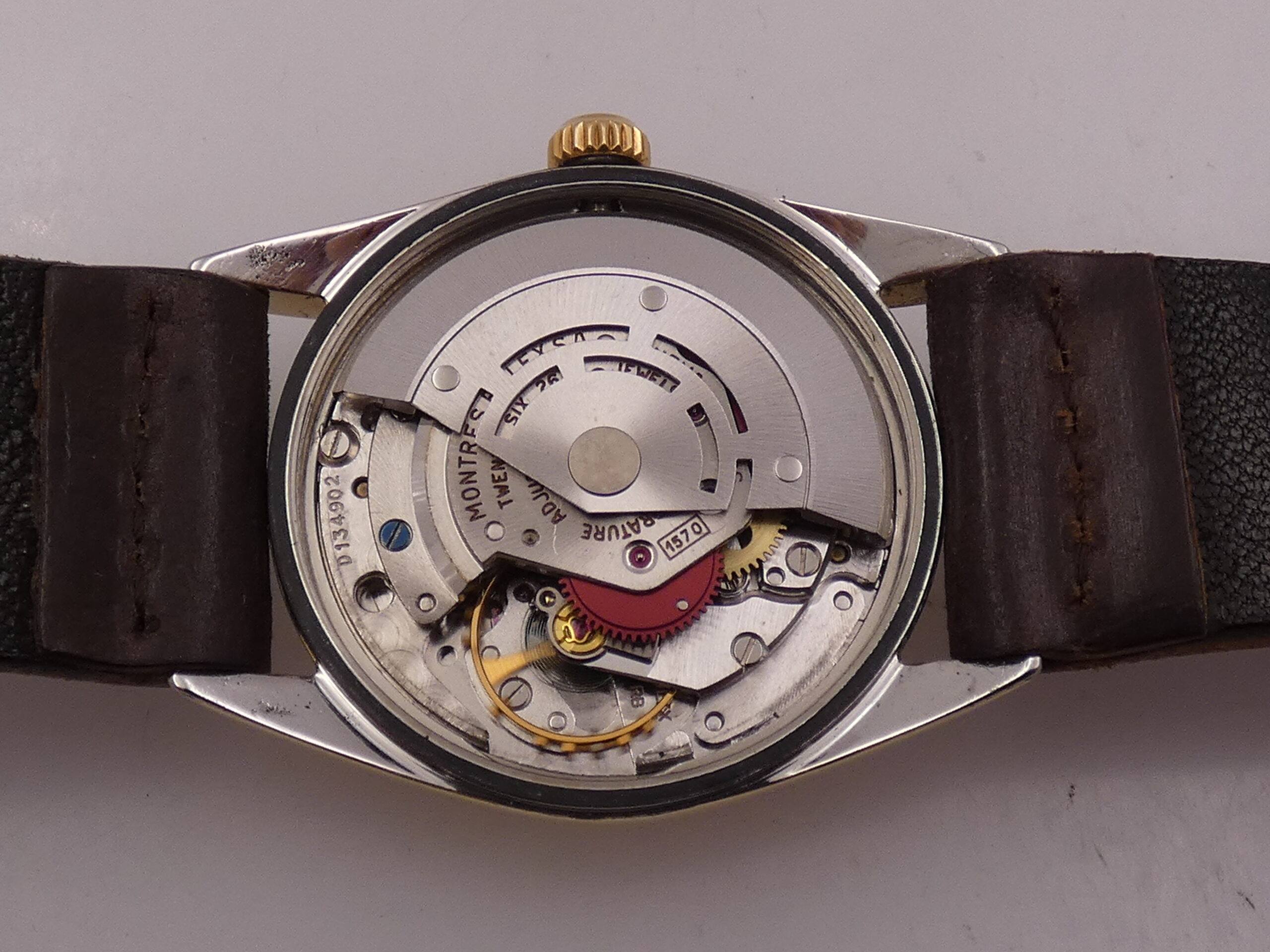 Rolex Rare 1550 Automatico Laminata Oro 18Kt ANNO 1977 Vintage - immagine 18