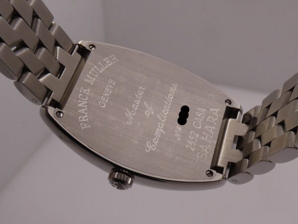 Franck Muller Casablanca SAHARA 2852 Automatico Black Dial Braccialato Acciaio ANNI 2000