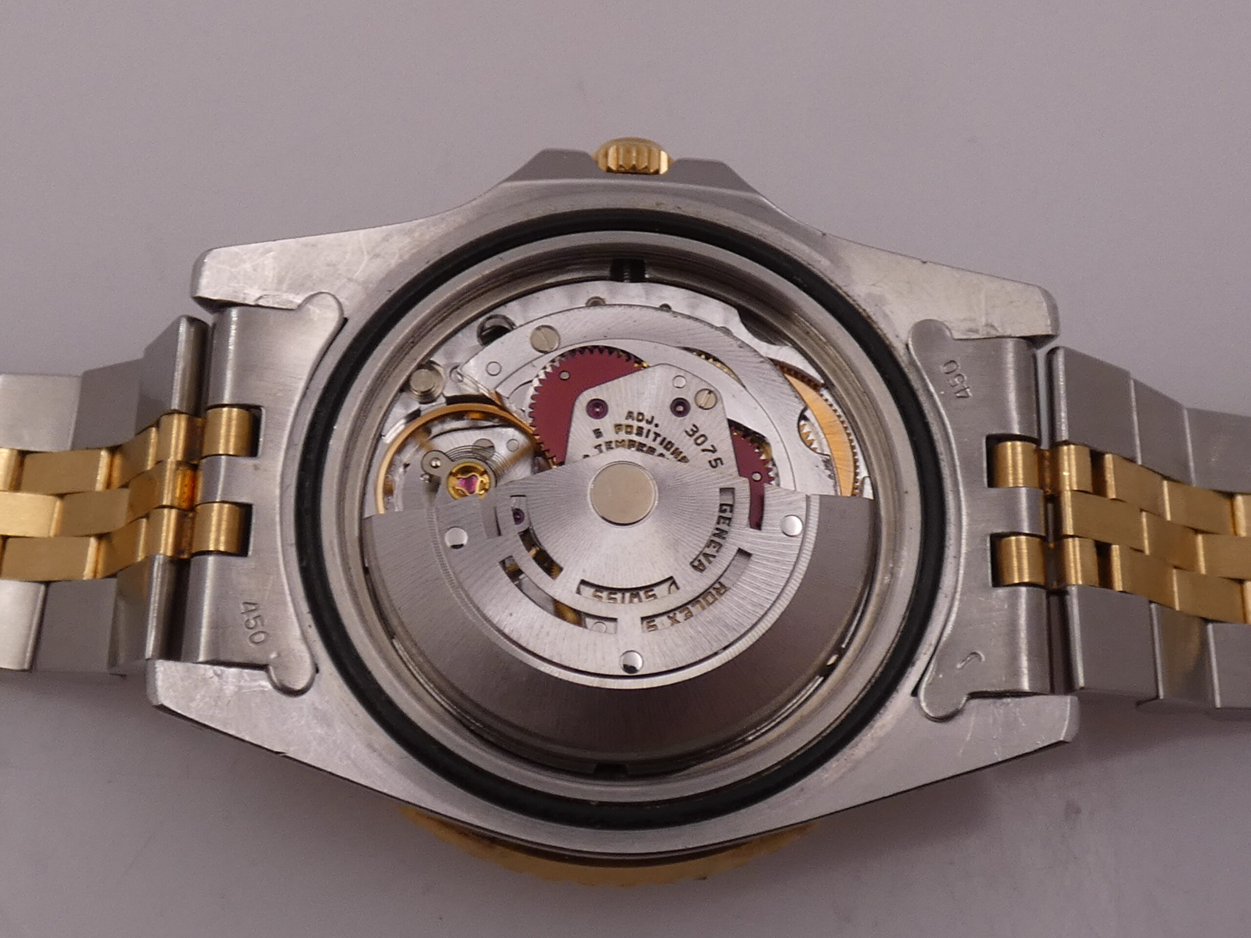 Rolex GMT-Master 16753 Brown Tiger Eye Nipple Dial Ghost Bezel ANNI 1981 18Kt Oro&Acciaio Jubilee Automatico ROOTBEER !!! - immagine 18