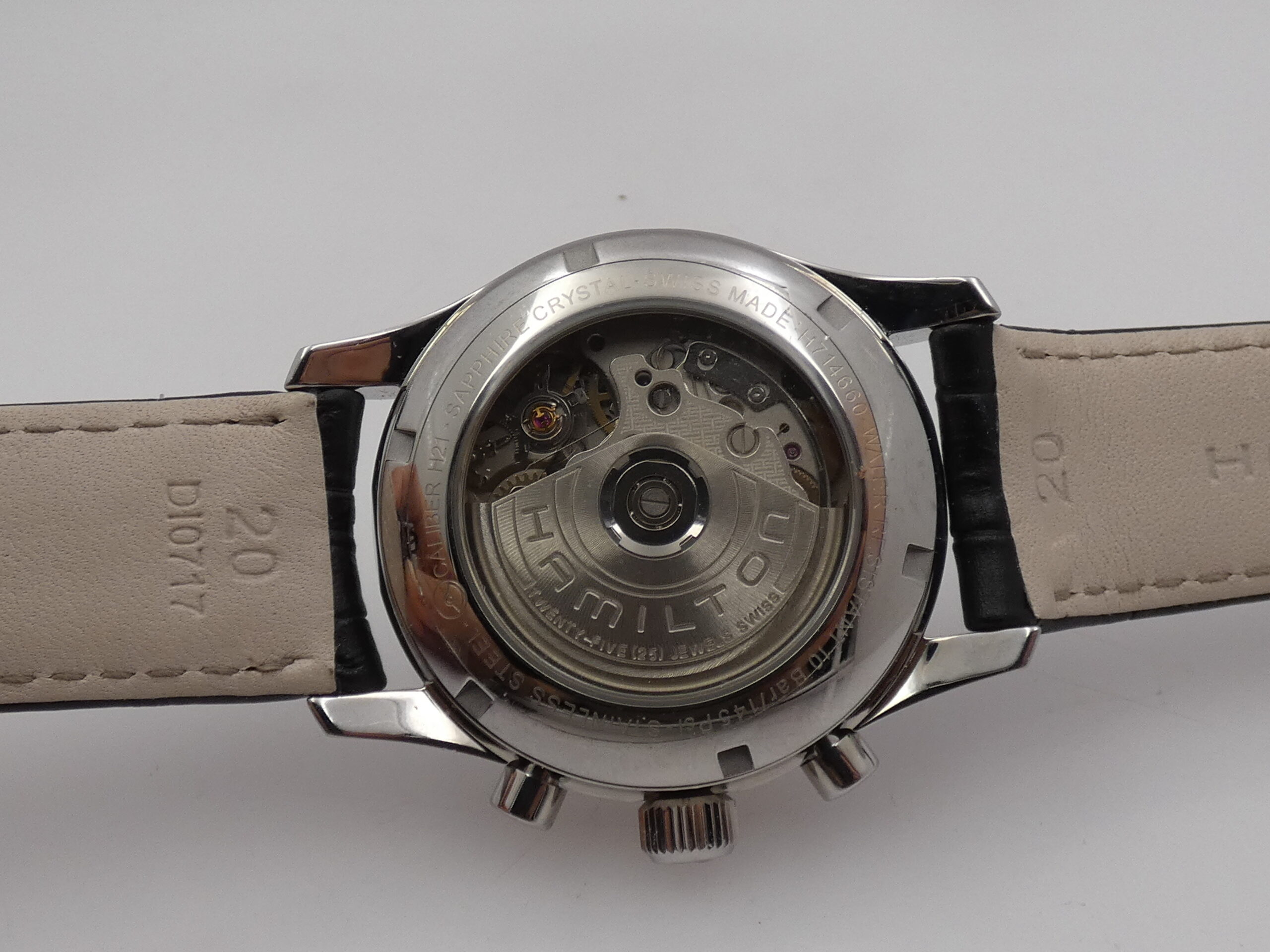 Cronografo Hamilton Khaki Field Day Date NEW BOX&PAPERS Automatico Acciaio Ref. H71466583 - immagine 18