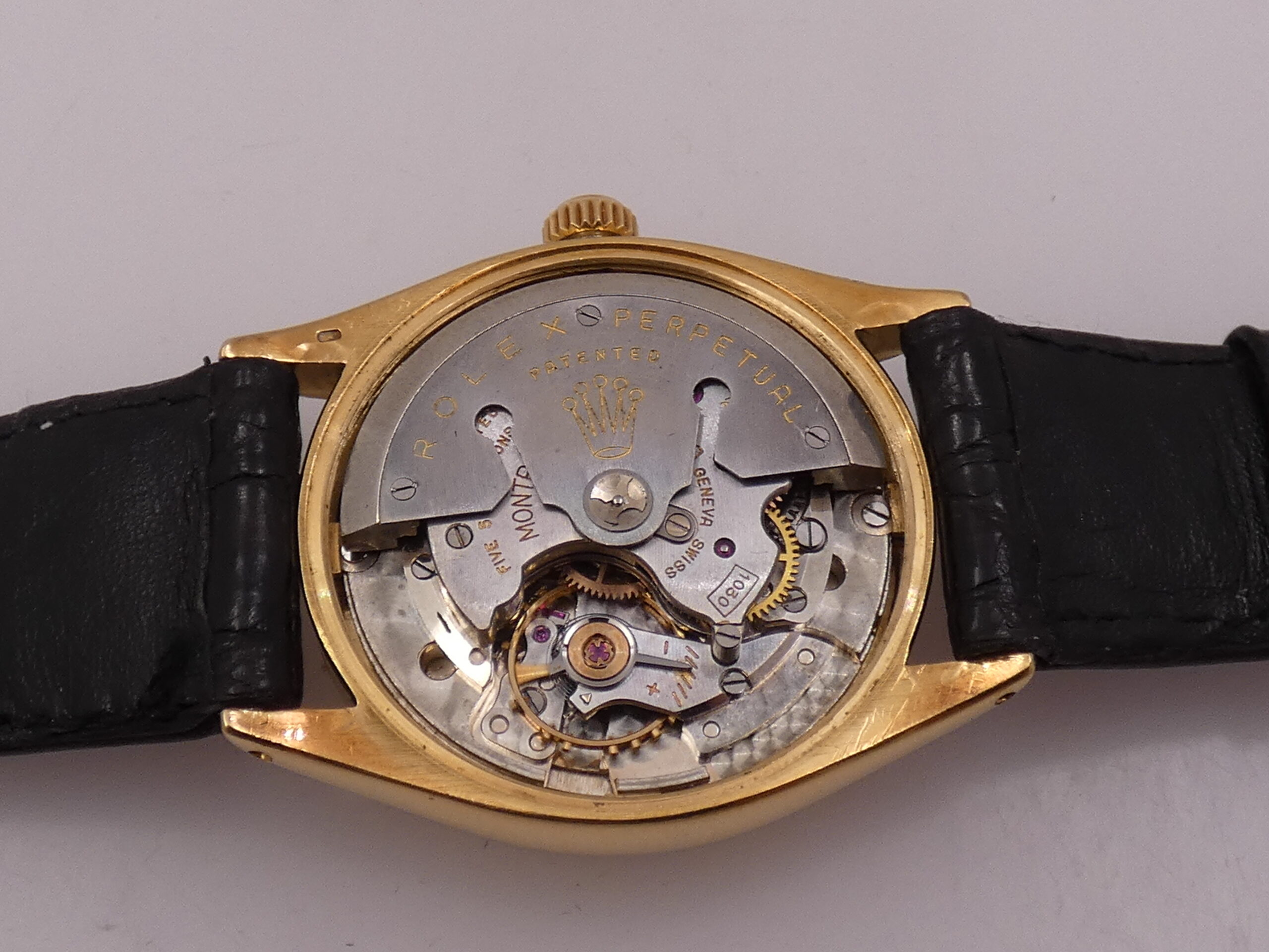 Rolex Oyster Perpetual 34 6567 Oro Massiccio 18Kt ANNO 1968 Rotore Butterfly Automatico Vintage - immagine 18