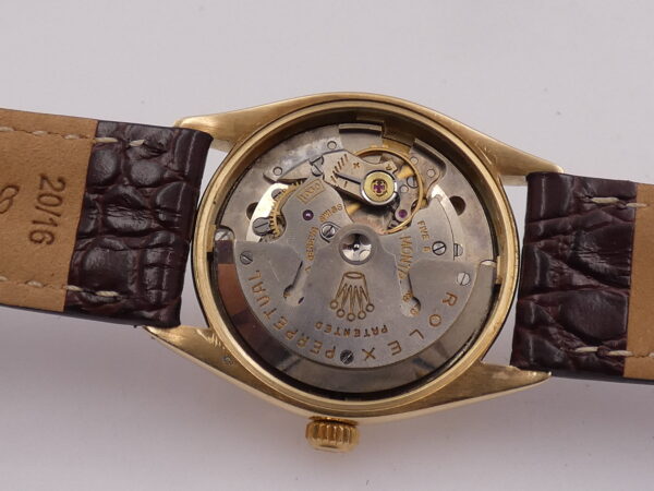 Rolex Oyster Perpetual 34 6567 Oro 14Kt Automatico Rotore a Farfalla ANNI 50 Vintage