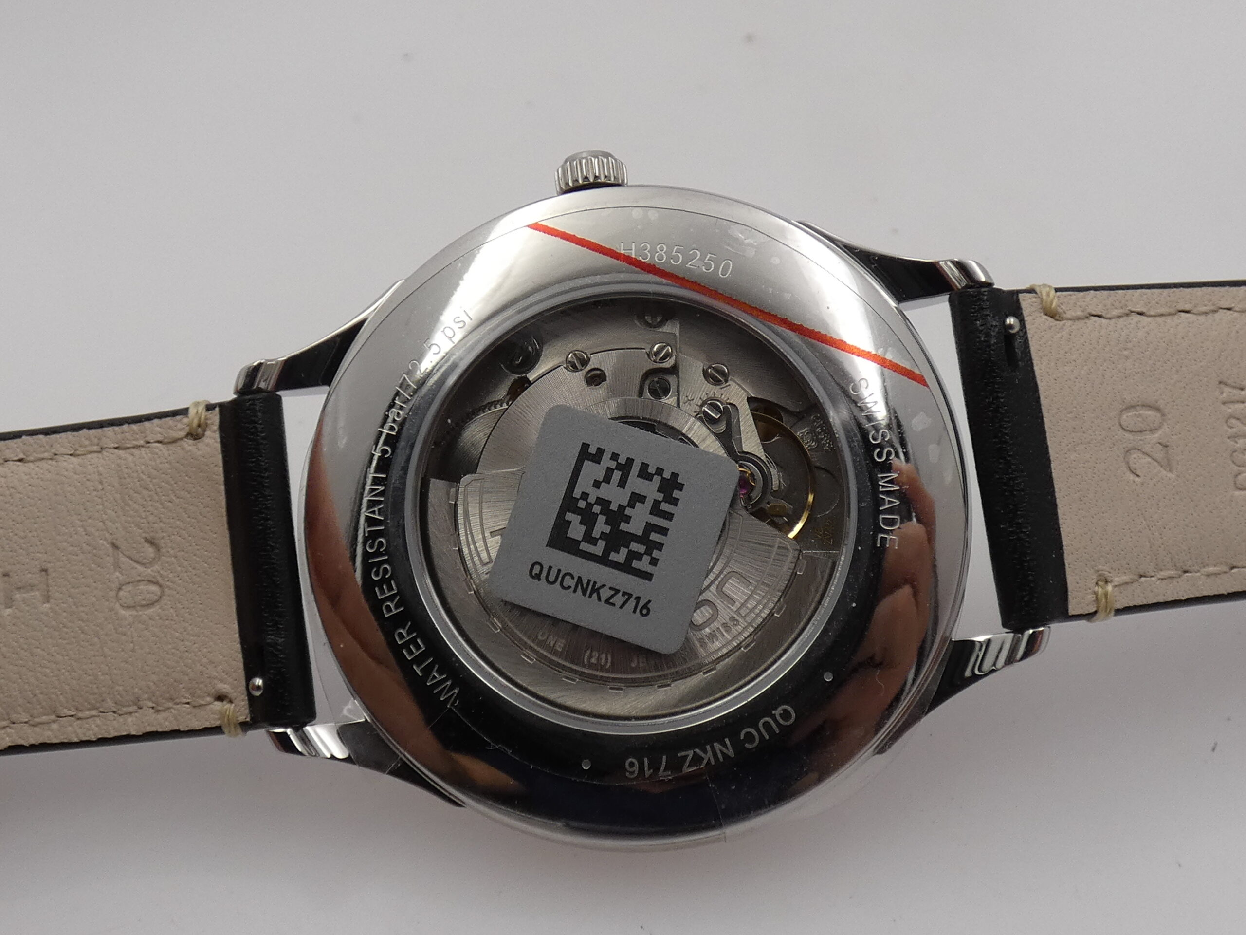 Hamilton Jazzmaster Thinline NEW BOX&PAPERS Beige Soleil Dial Automatico Acciaio Ref. H385250 - immagine 18