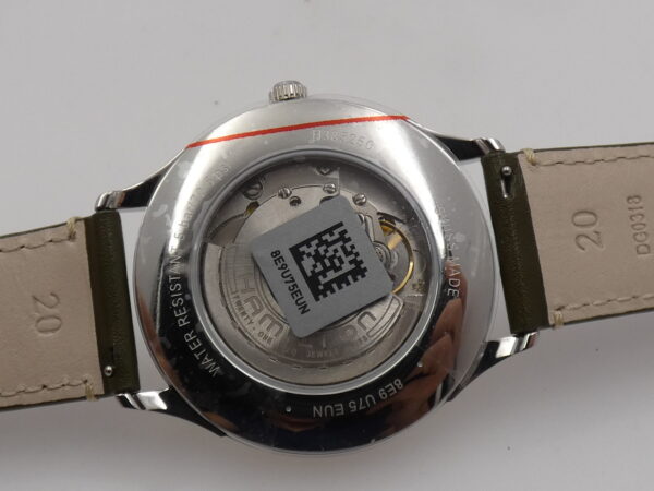 Hamilton Jazzmaster Thinline NEW BOX&PAPERS Light Green Soleil Dial Automatico Acciaio Ref. H385250