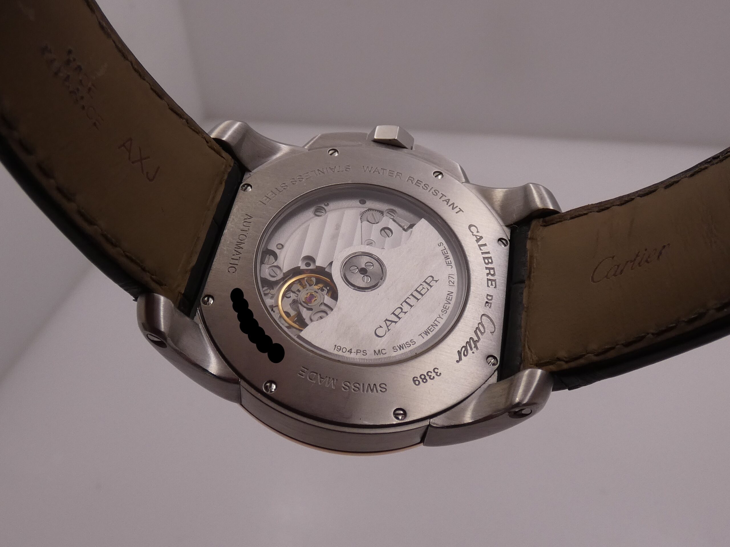 Cartier Calibre de Cartier 3389 Ghiera Oro Rosa 18Kt WITH PAPERS Anno 2013 Automatico Acciaio W7100039 - immagine 18